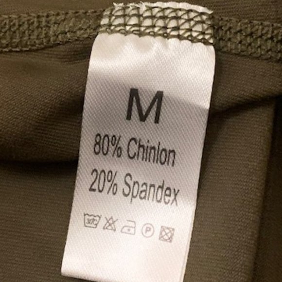 Zioccie Women's Olive Green High Waist Leggings Medium NWT - Picture 8 of 9